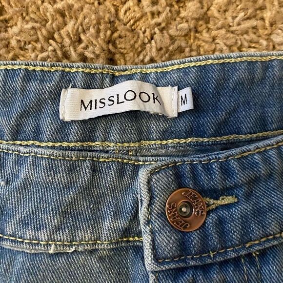 MISSLOCK lighter weight denim jeans size M - Picture 3 of 3